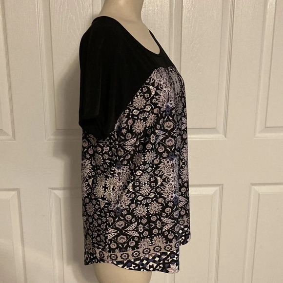 NWOT PerSeption Concept Patterned Top L - Picture 9 of 14